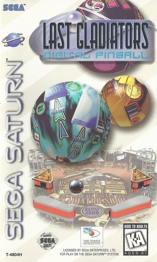 Last Gladiators Digital Pinball box art for Sega Saturn